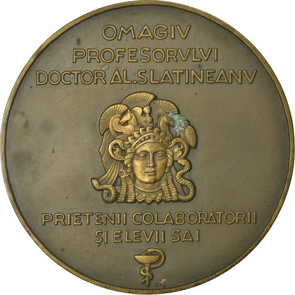 Rumänien, Medaille, Profesor Doctor Alexandru Slatineanu, Medicine, 1939