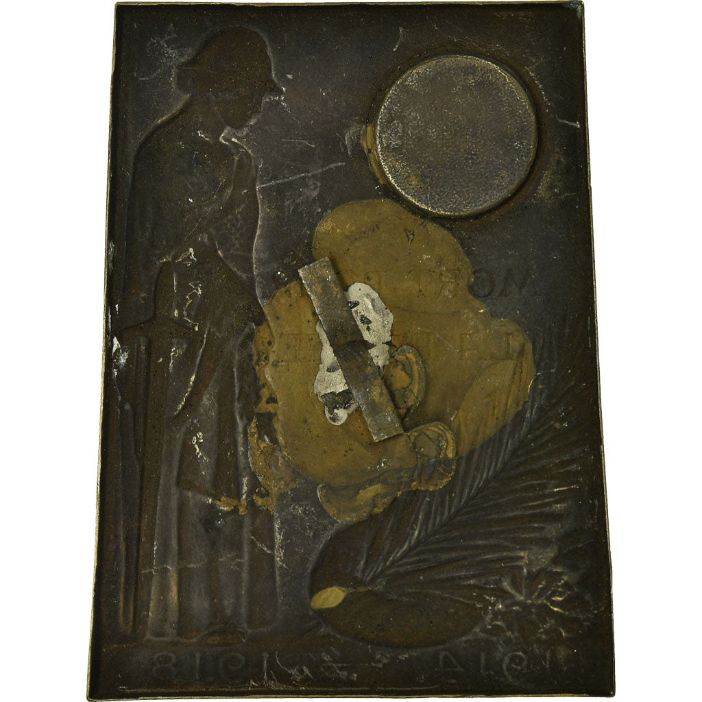 Bélgica, medalla, Mort pour la Patrie, Politics, Society, War, 1914-1918