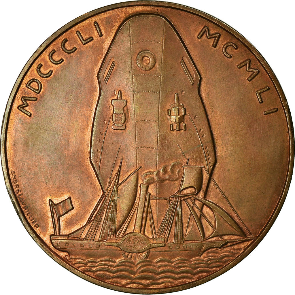 France, Médaille, Compagnie des Messageries Maritimes, Shipping, 1951