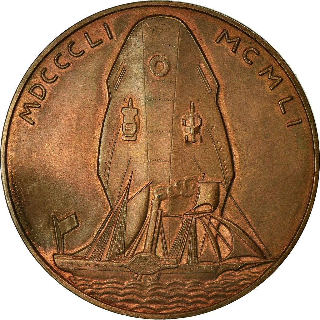 France, Médaille, Compagnie des Messageries Maritimes, Shipping, 1951