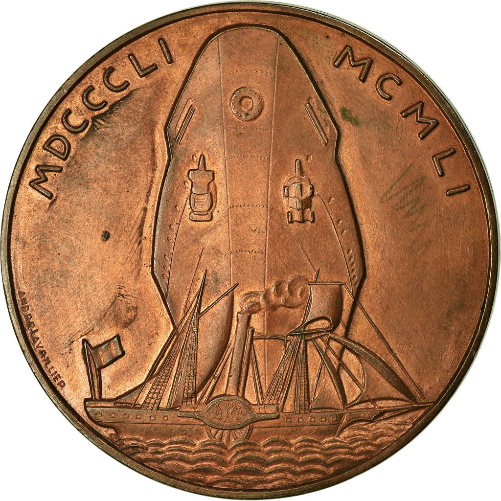 France, Médaille, Compagnie des Messageries Maritimes, Shipping, 1951
