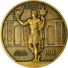 Frankrijk, Medaille, Bligny, Reims, Politics, Society, War, 1918, Lavrillier