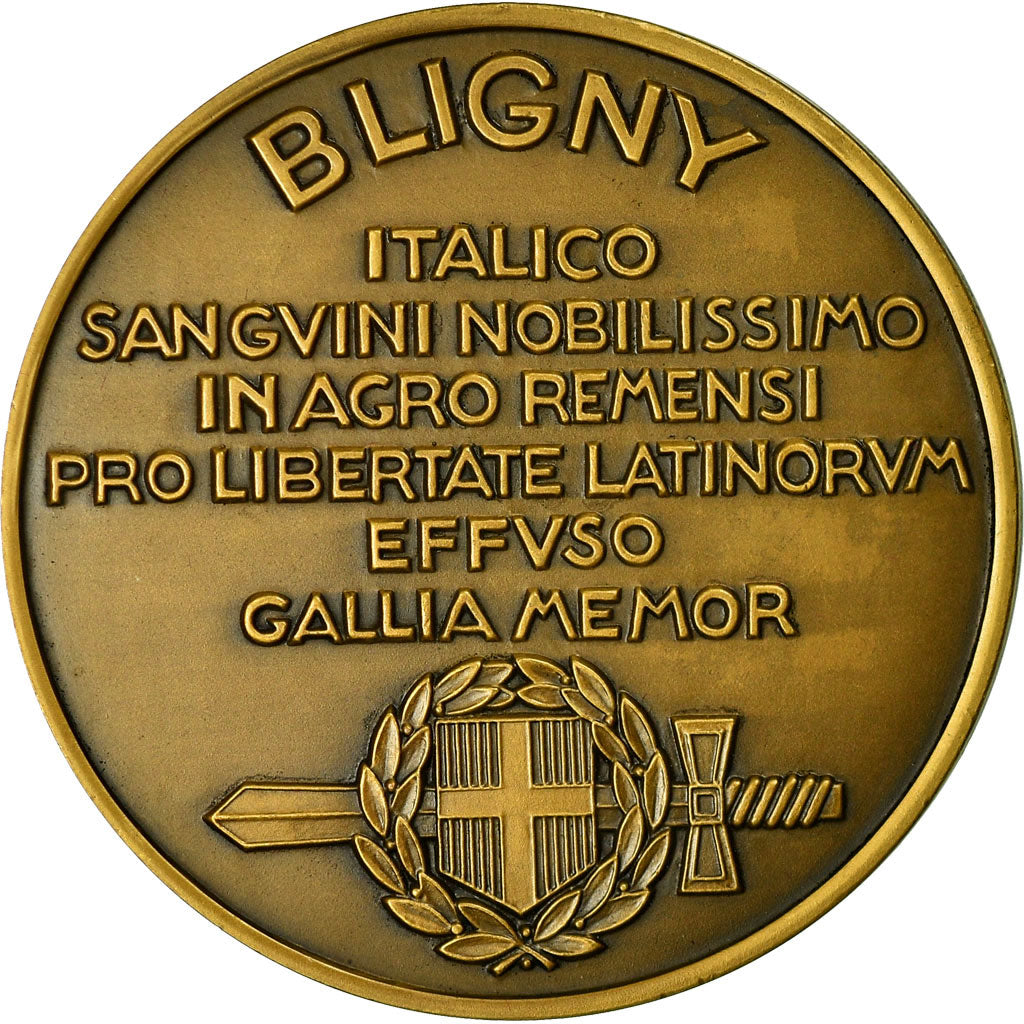 Frankrijk, Medaille, Bligny, Reims, Politics, Society, War, 1918, Lavrillier