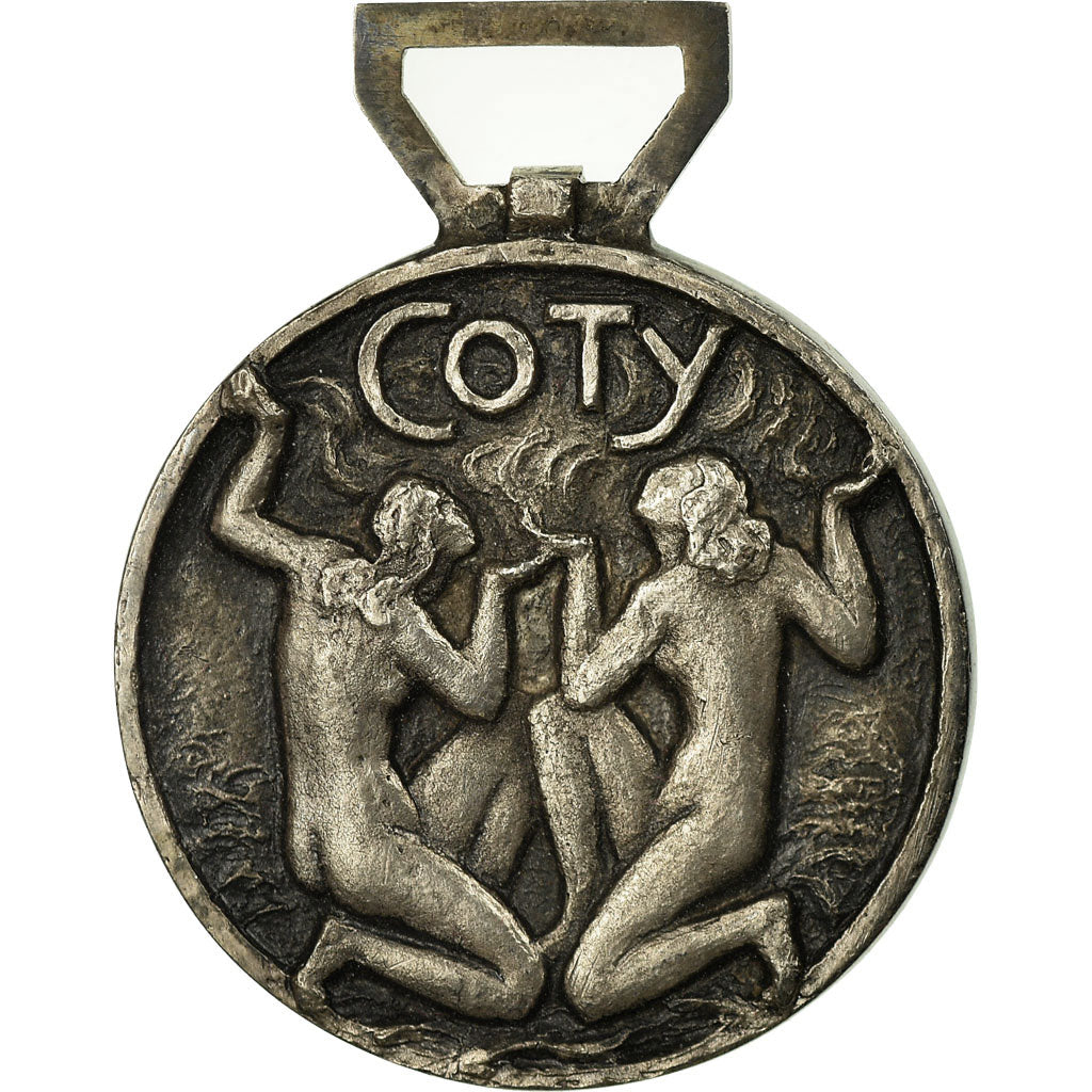 France, Medal, Coty, Femmes Nues, MS(63), Silvered bronze