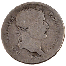 FRANCE, Napoléon I, Franc, 1808, Paris, KM #682.1, VG(8-10), Silver, Gadoury #..