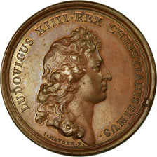 Francja, Medal, Louis XIV, La Marine Française Rétablie, 1665, Mauger