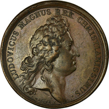 France, Medal, Louis XIV, Découverte de Cinq Satellites de Saturne, 1686