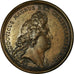 France, Medal, Louis XIV, Prise de Cambrai, 1677, Mauger, AU(50-53), Bronze