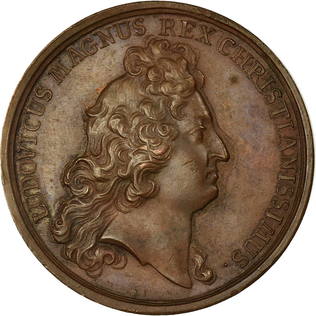 France, Medal, Louis XIV, Festin à l'Hôtel de Ville de Paris, 1687, Mauger