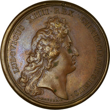 France, Medal, Louis XIV, Paix de l'Eglise, 1669, Mauger, AU(55-58), Bronze