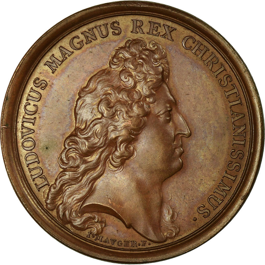 France, Medal, Louis XIV, Paix de Nimègue, 1678, Mauger, MS(60-62), Bronze