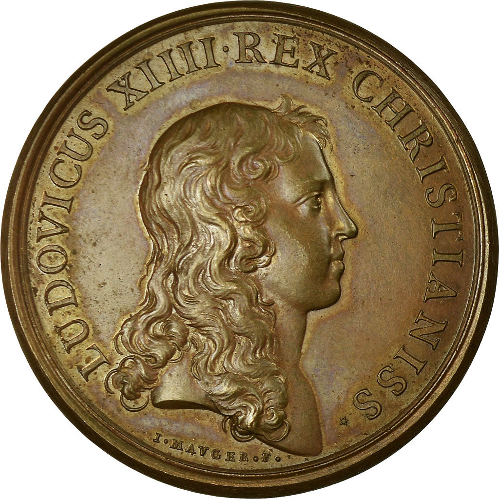 Frankrijk, Medaille, Louis XIV, Villes remises sous l'Obéissance du Roi, 1653