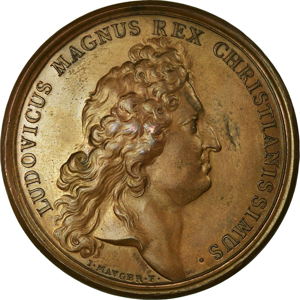 Frankrijk, Medaille, Louis XIV, Quarante Galères à Marseille, 1689, Mauger