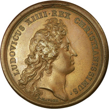Frankreich, Medaille, Louis XIV, Le Canal des Deux Mers, 1667, Mauger, VZ
