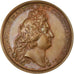 France, Medal, Louis XIV, Soumission des Dix Villes Impériales d'Alsace, 1680