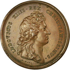 Francia, medaglia, Louis XIV, La Marine Française Rétablie, 1665, Mauger