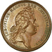 Francia, medalla, Louis XIV, Mort de la Reine, 1683, Mauger, EBC+, Bronce