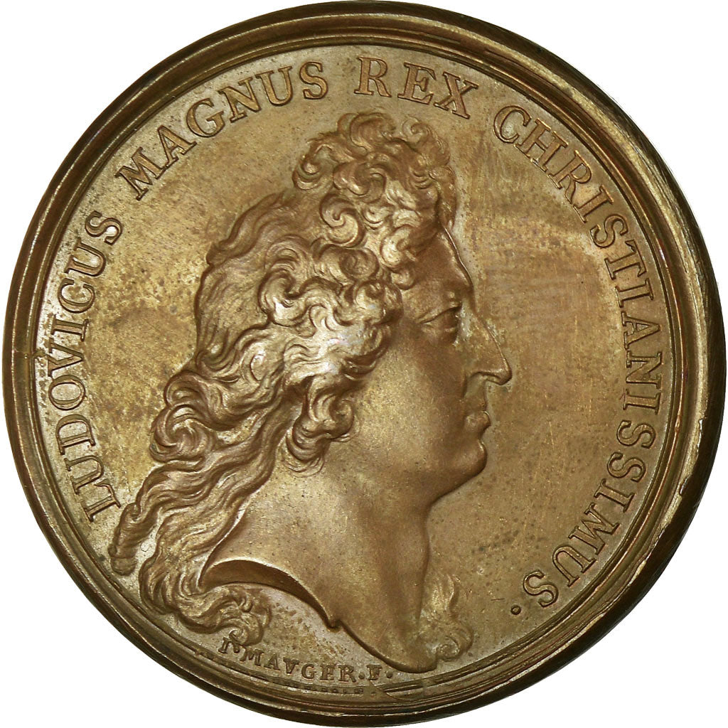 France, Medal, Louis XIV, Seconde Prise de Dôle, 1674, Mauger, MS(60-62)