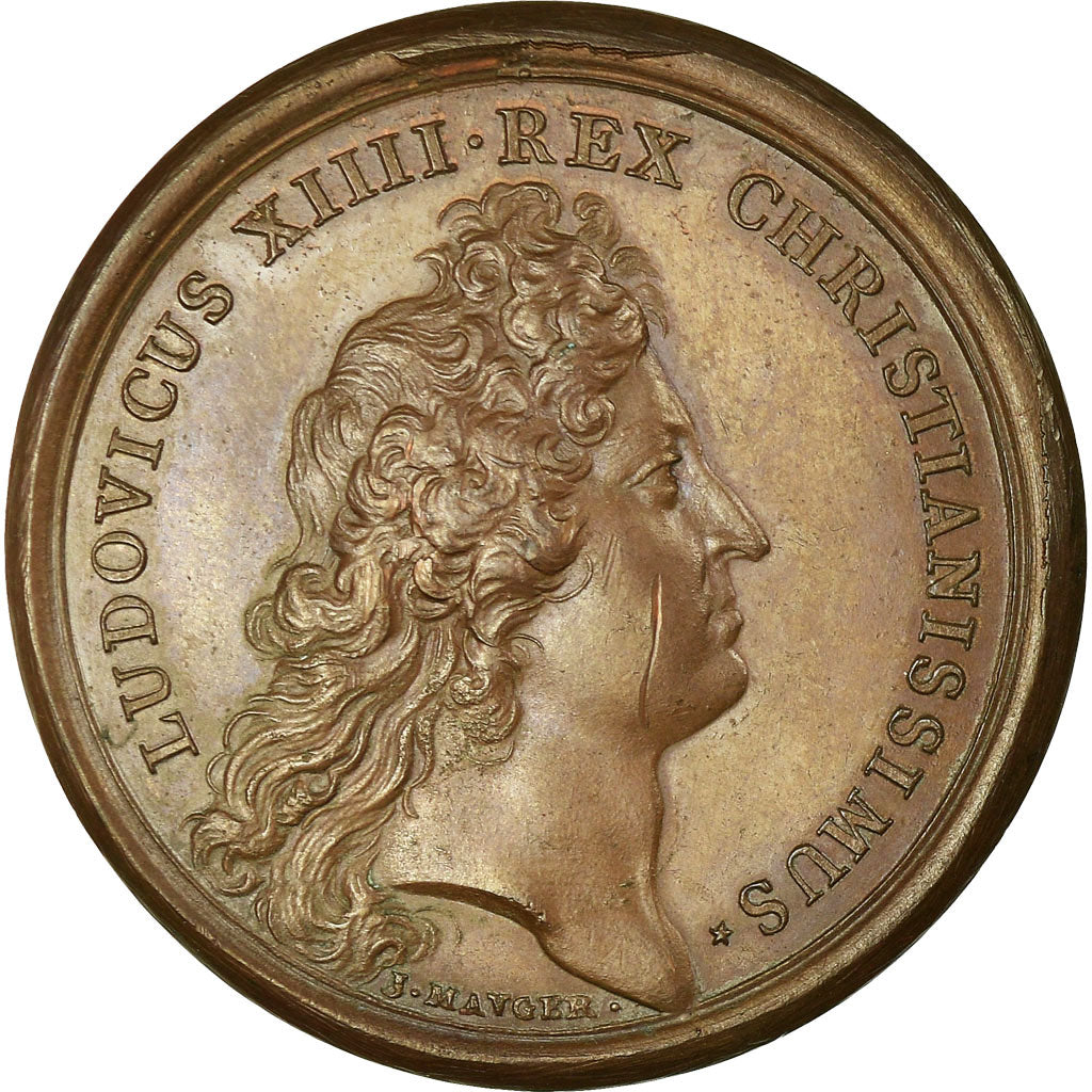 Francia, medalla, Louis XIV, L'Observatoire de Paris, 1667, Mauger, EBC, Bronce