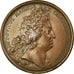 Francia, medalla, Louis XIV, Philippe Dauphin, 1700, Mauger, EBC, Bronce
