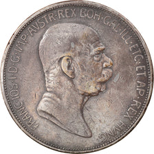 Coin, Austria, Franz Joseph I, 5 Corona, 1908, EF(40-45), Silver, KM:2809