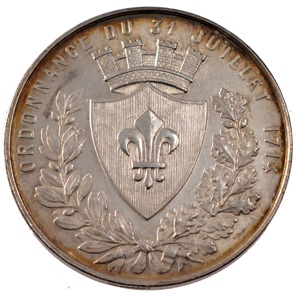 France, Chamber of Commerce, Token, MS(60-62), Silver, 22.33
