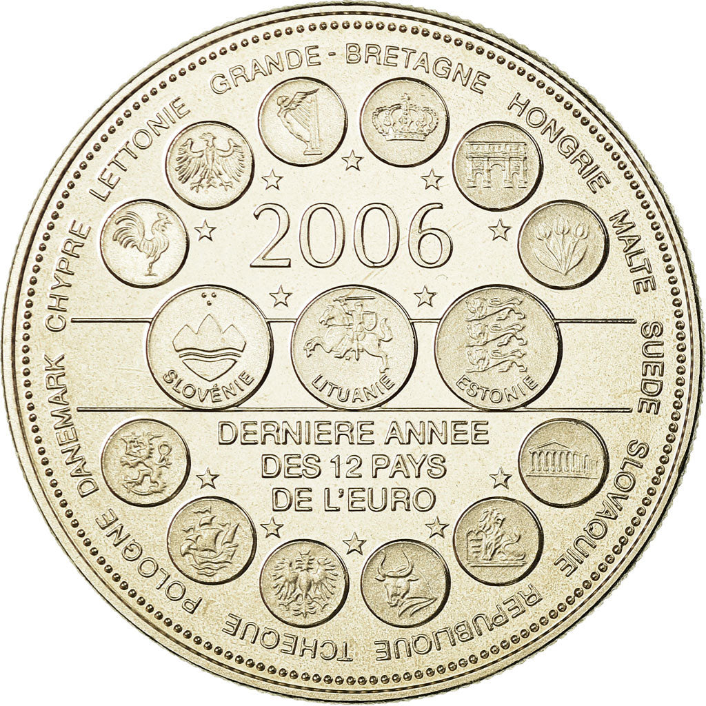França, Medal, L'Europe des XXV, Dernière Année des 12 Pays de l'Euro, 2006