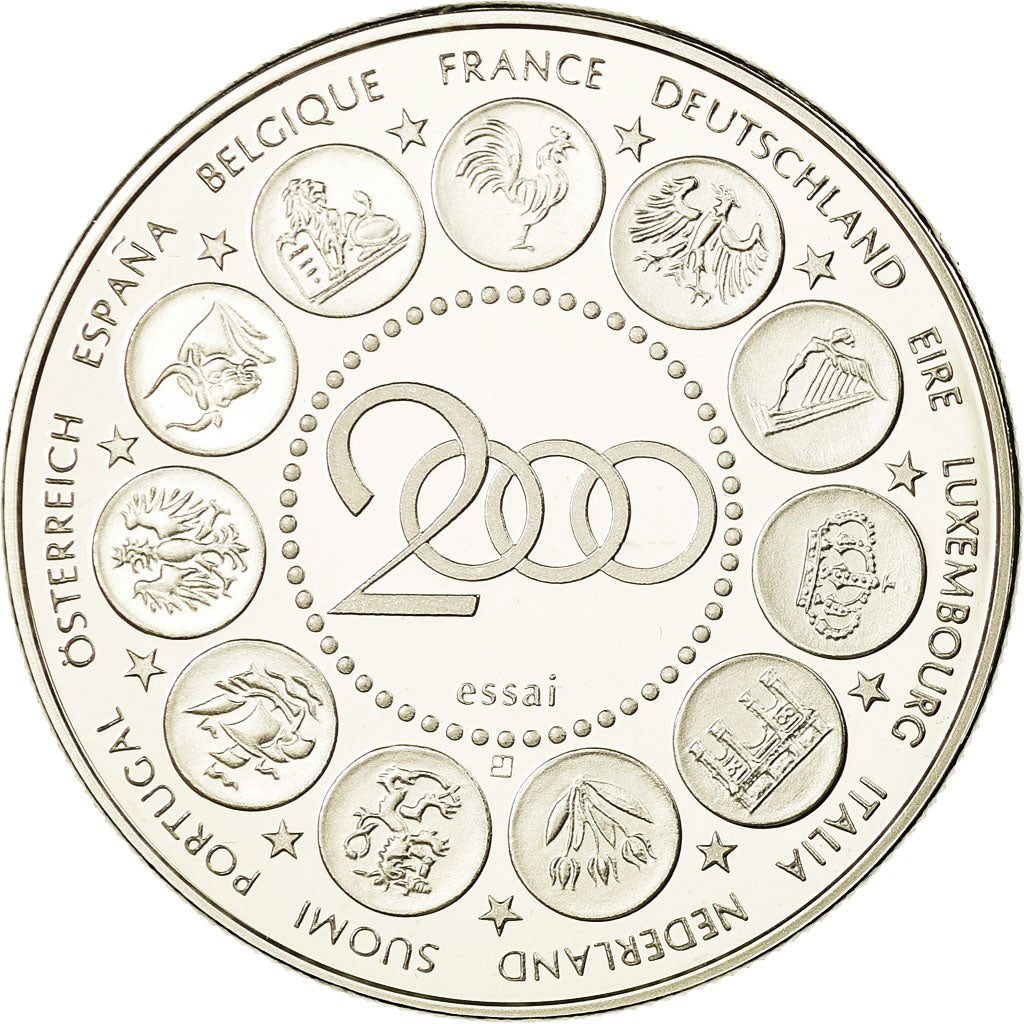 France, Médaille, L'Europe, La Semeuse, 2000, FDC, Copper-nickel