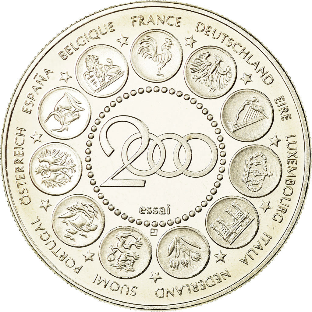France, Médaille, L'Europe, La Semeuse, 2000, FDC, Copper-nickel