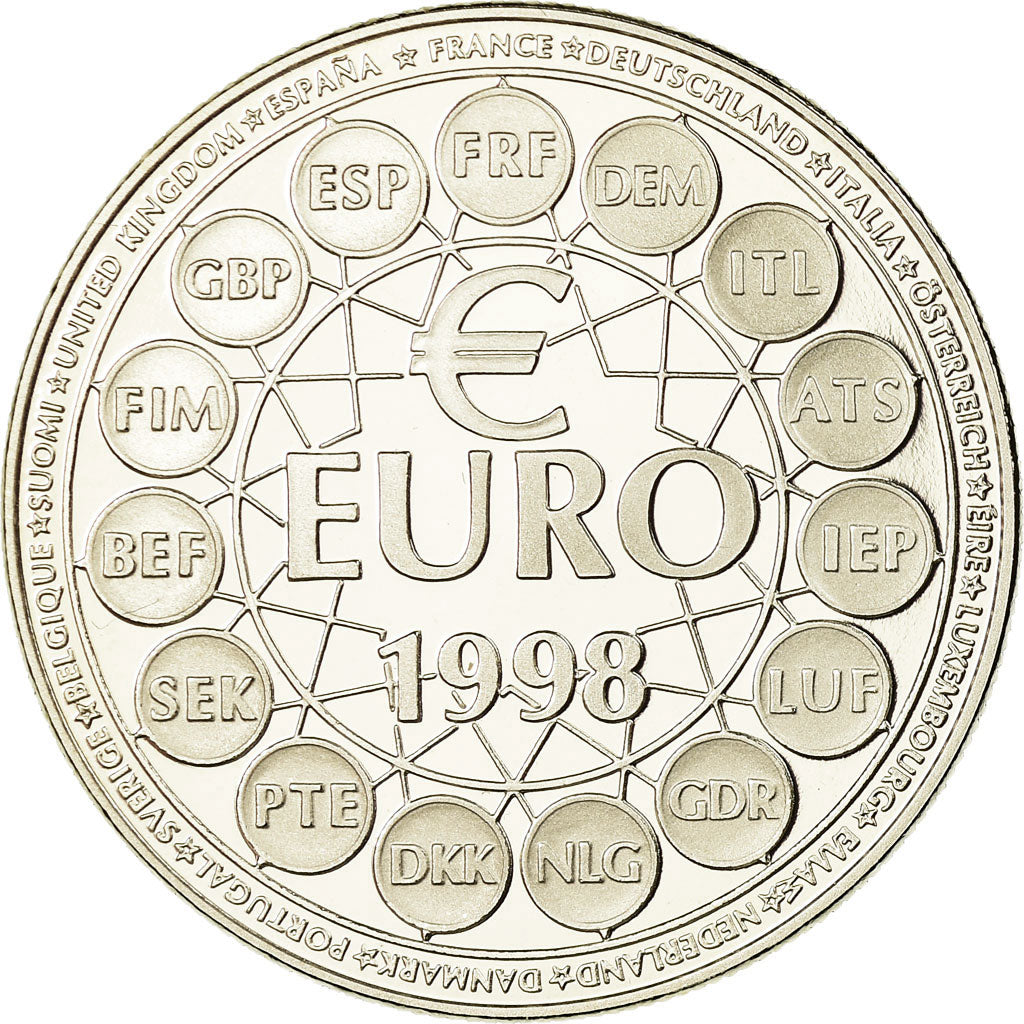 France, Médaille, Ecu Europa, 1998, FDC, Copper-nickel