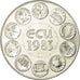 França, Medal, Ecu Europa, Europe Assise, 1983, Rodier, MS(65-70)