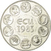 Frankrijk, Medaille, Ecu Europa, Europe Assise, 1983, Rodier, FDC, Copper-nickel