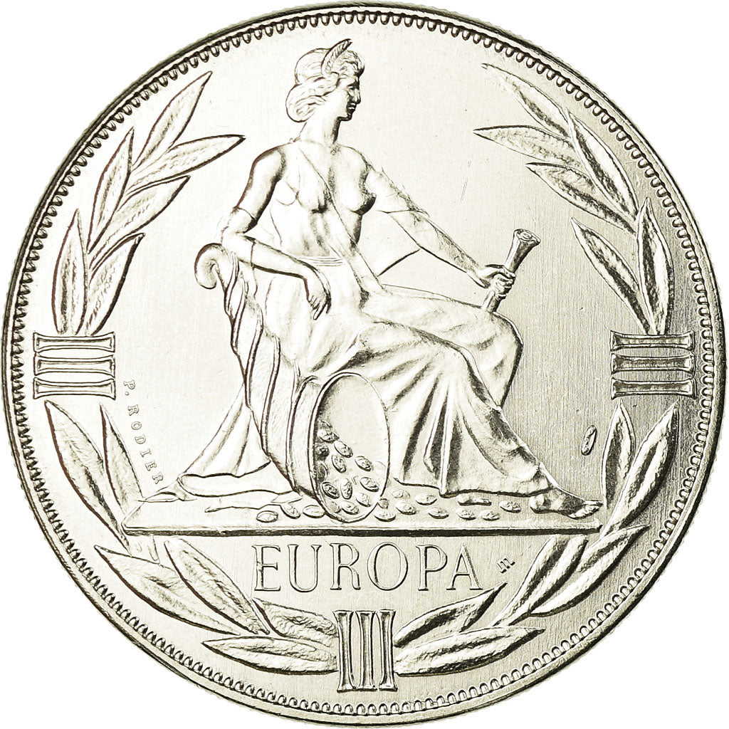 Frankrijk, Medaille, Ecu Europa, Europe Assise, 1981, Rodier, FDC, Copper-nickel