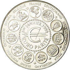 France, Medal, 1er Janvier 1999, Euro Parité, EUROPA, 1999, MS(65-70)