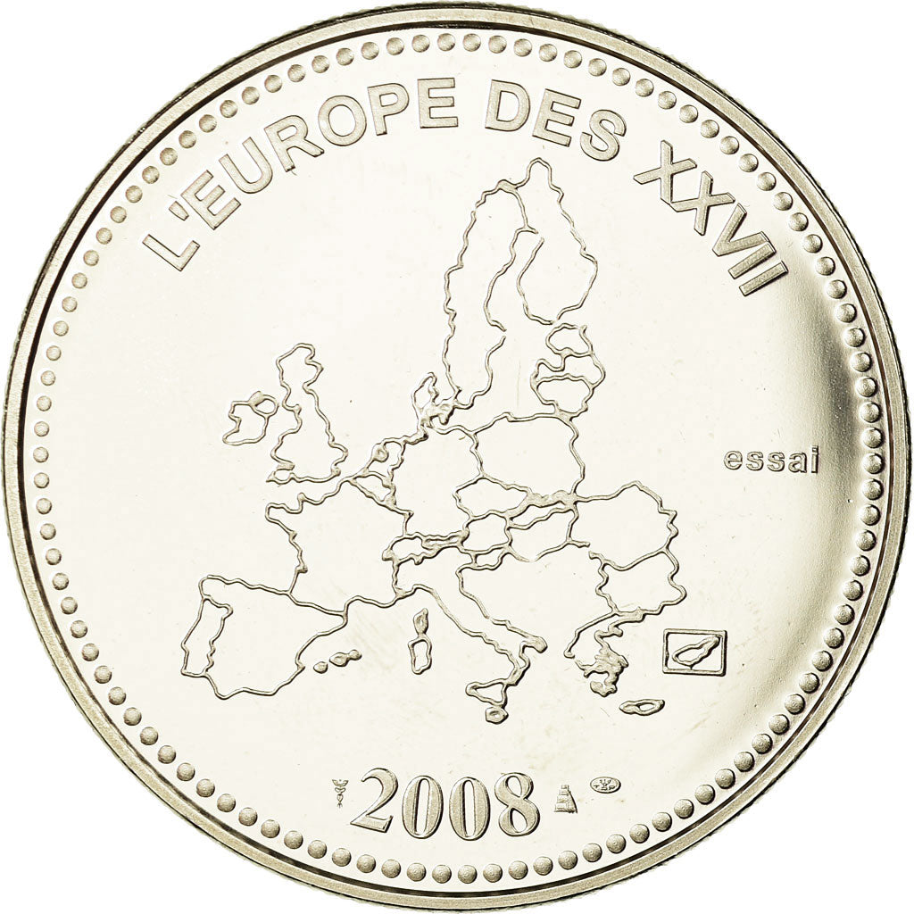 France, Médaille, L'Europe des XXVII, Veme République, 2008, FDC