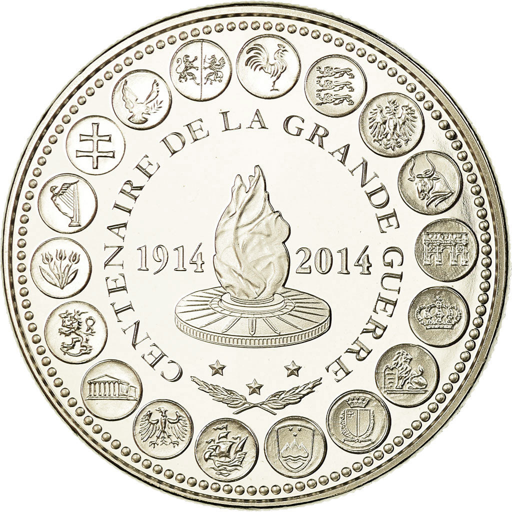 Francja, Medal, L'Europe des XXVIII, Centenaire de la Grande Guerre, 2014