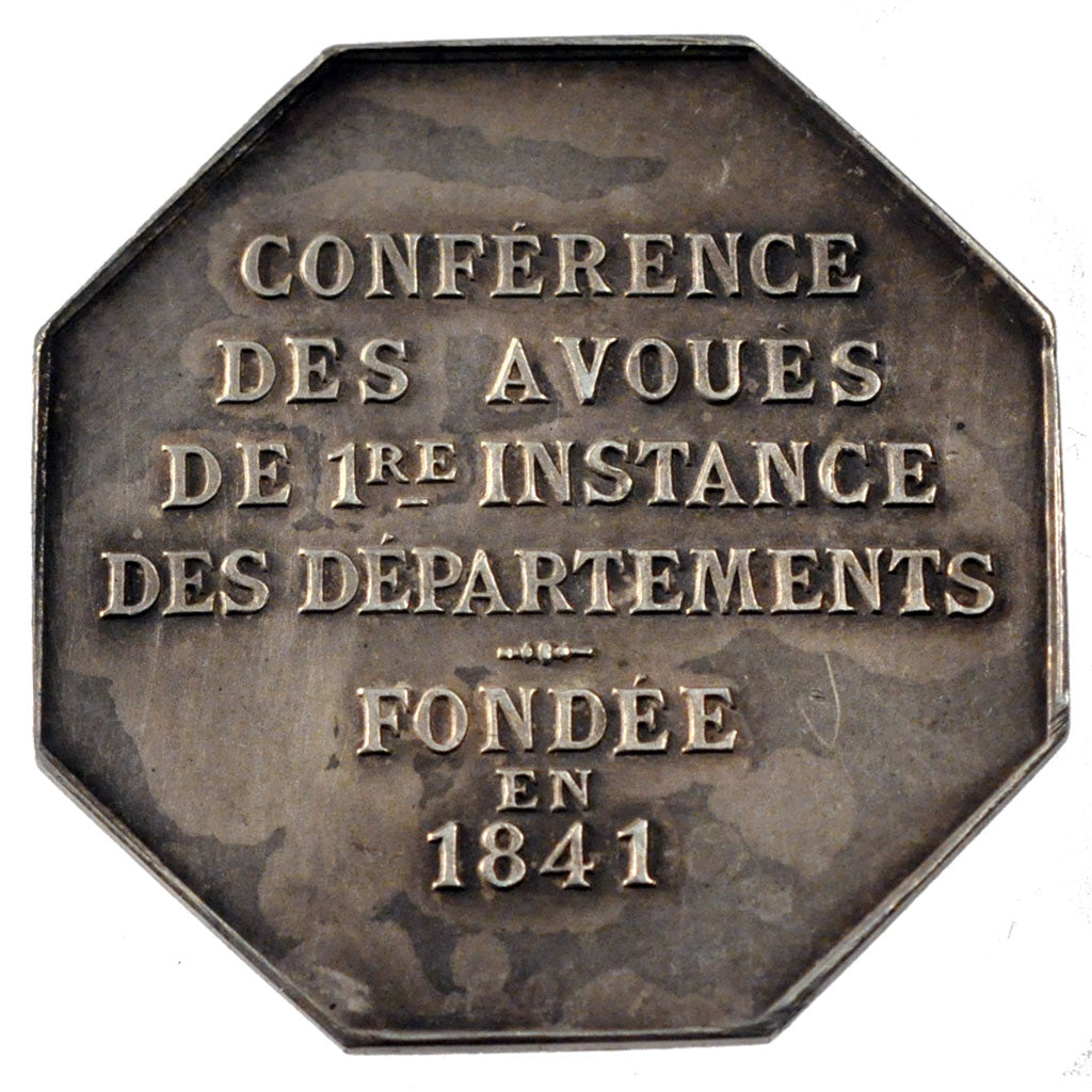 France, Trades, Token, 1841, AU(50-53), Silver, 19.21