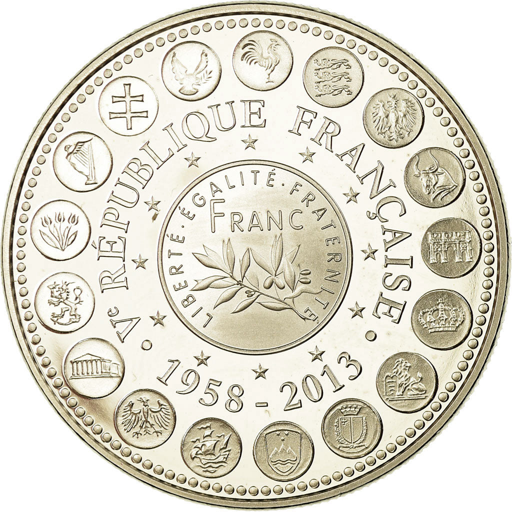 France, Médaille, L'Europe des XXVII, Veme République, 2013, FDC