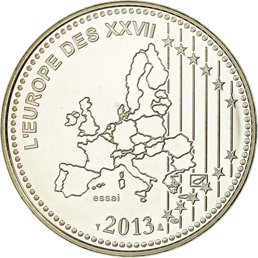 France, Médaille, L'Europe des XXVII, Veme République, 2013, FDC