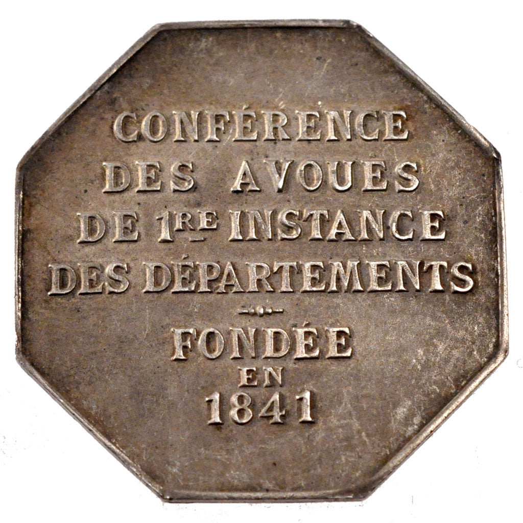 France, Trades, Token, 1841, AU(50-53), Silver, 20.28