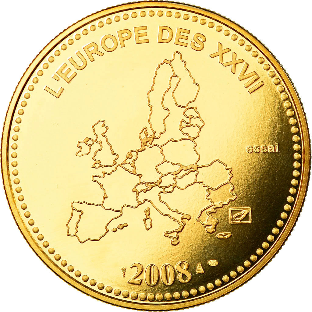 Frankrijk, Medaille, L'Europe des XXVII, Veme République, 2008, FDC