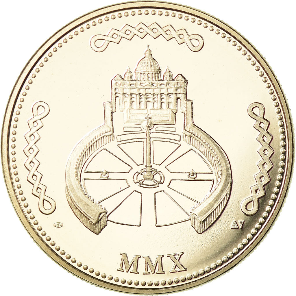 Vatikan, Medaille, Le Pape Benoit XVI, 2010, STGL, Copper-nickel