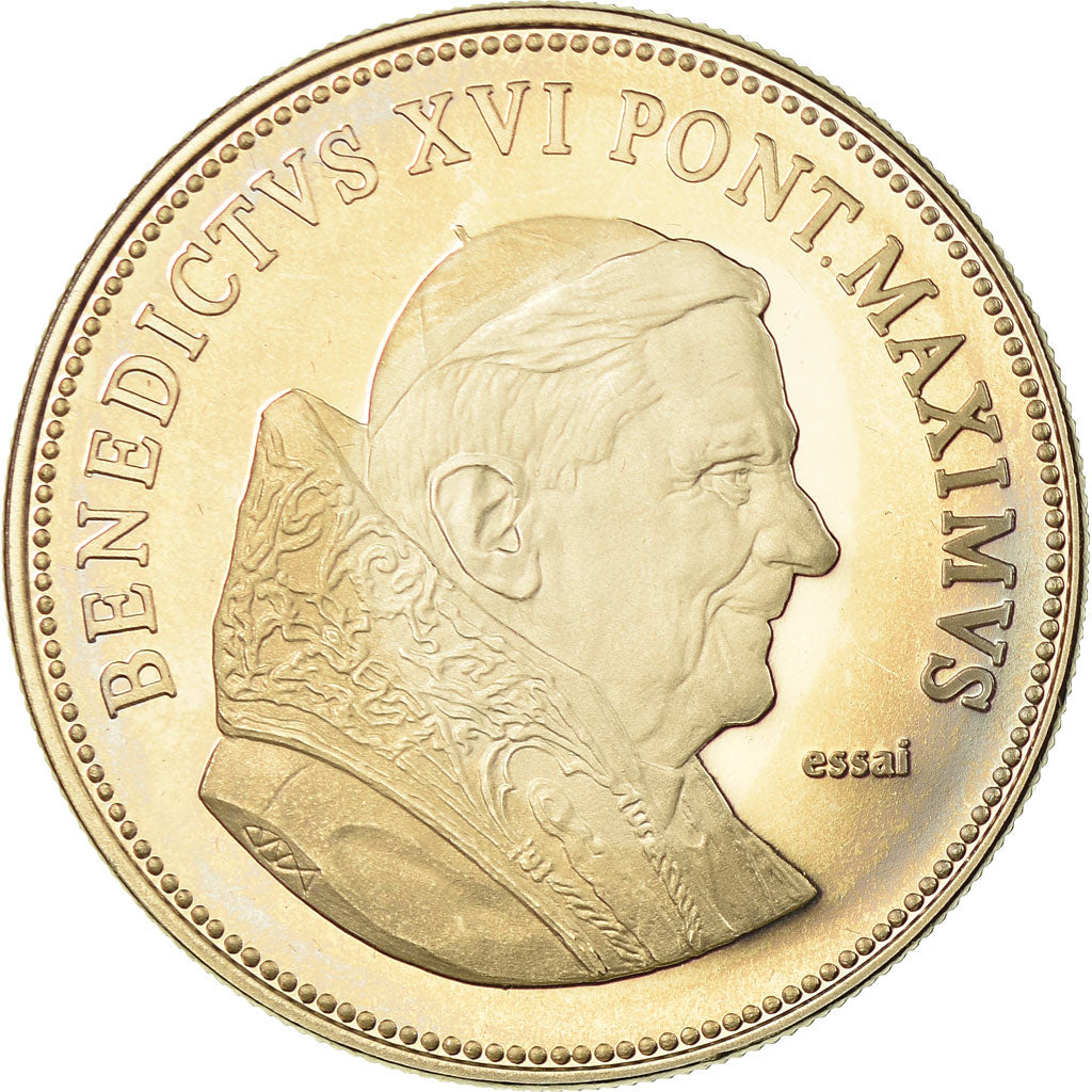 Vatikan, Medaille, Le Pape Benoit XVI, 2013, STGL, Copper-nickel