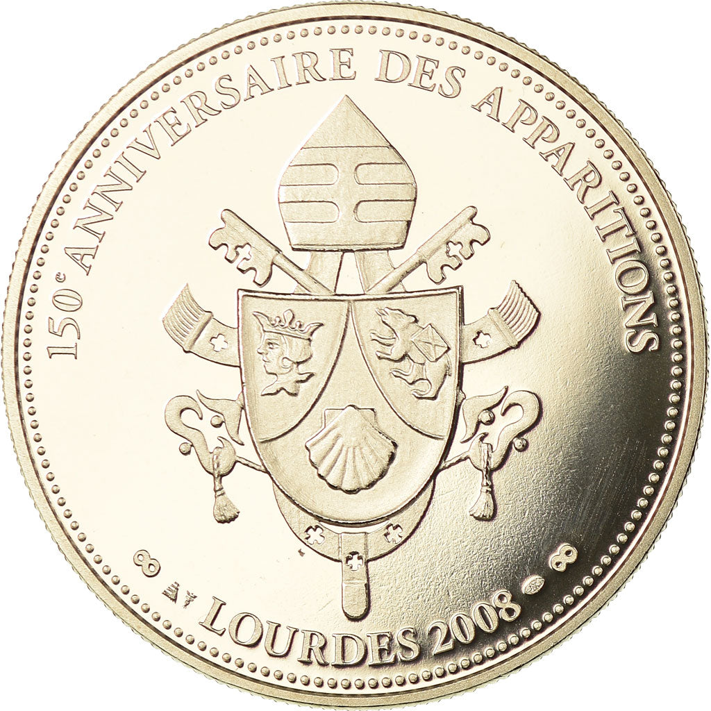 Vatican, Médaille, 150ème Anniversaire des Apparitions, Lourdes 2008