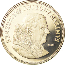 Vaticano, Medal, Première Visite du Pape Benoit XVI en France, Lourdes, 2008