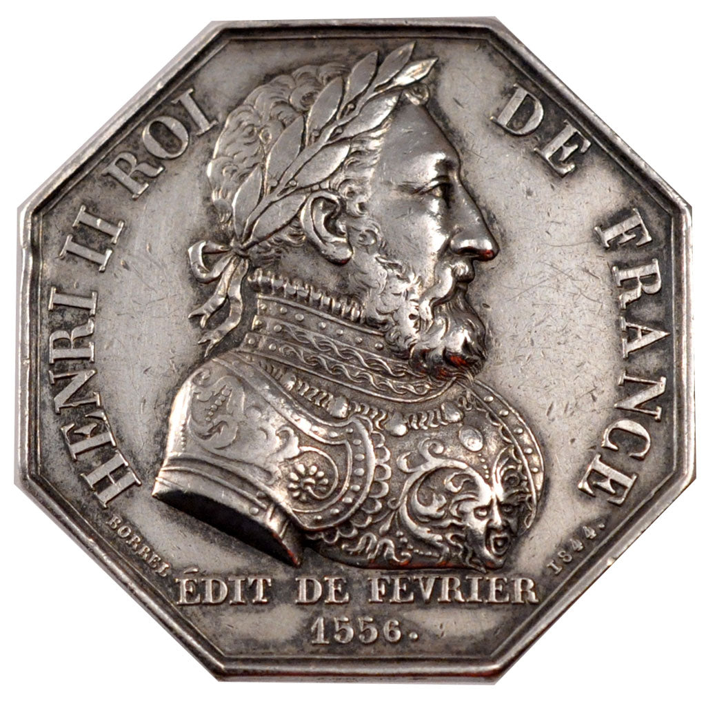 France, Trades, Token, 1816, AU(50-53), Silver, 16.71