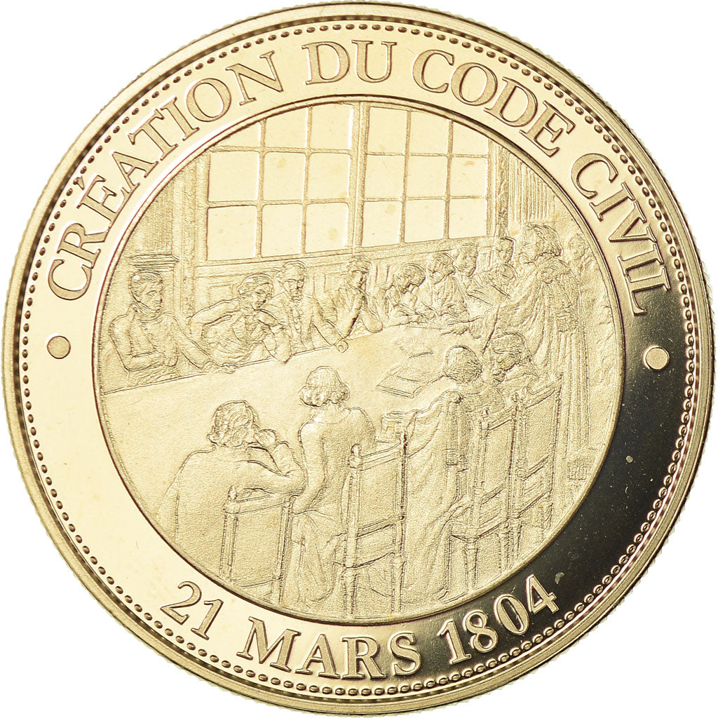 Francja, Medal, Napoléon Ier, Code Civil (1804), MS(65-70), Miedź-Nikiel
