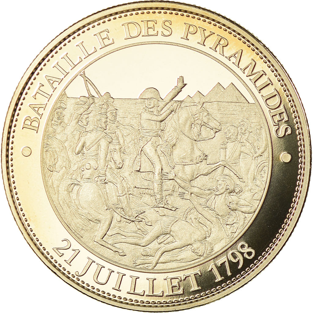 France, Médaille, Napoléon Bonaparte, Bataille des Pyramides(1798), FDC