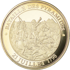 France, Médaille, Napoléon Bonaparte, Bataille des Pyramides(1798), FDC