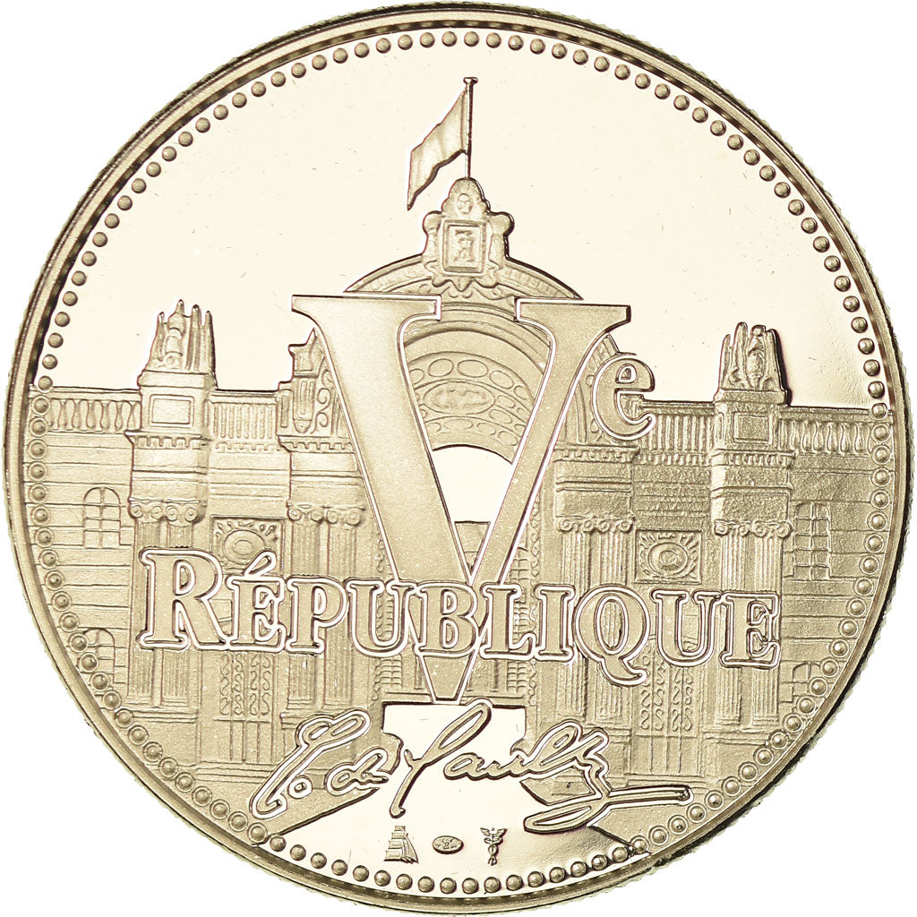 Francja, Medal, Vème République, La Boisserie, De Gaulle, MS(65-70)